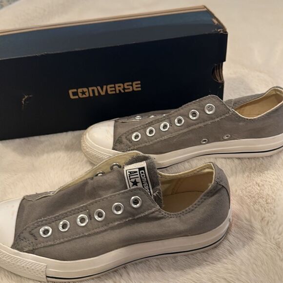 Converse chuck Taylor, light gray size 6 1/2 All-Stars - Picture 5 of 6